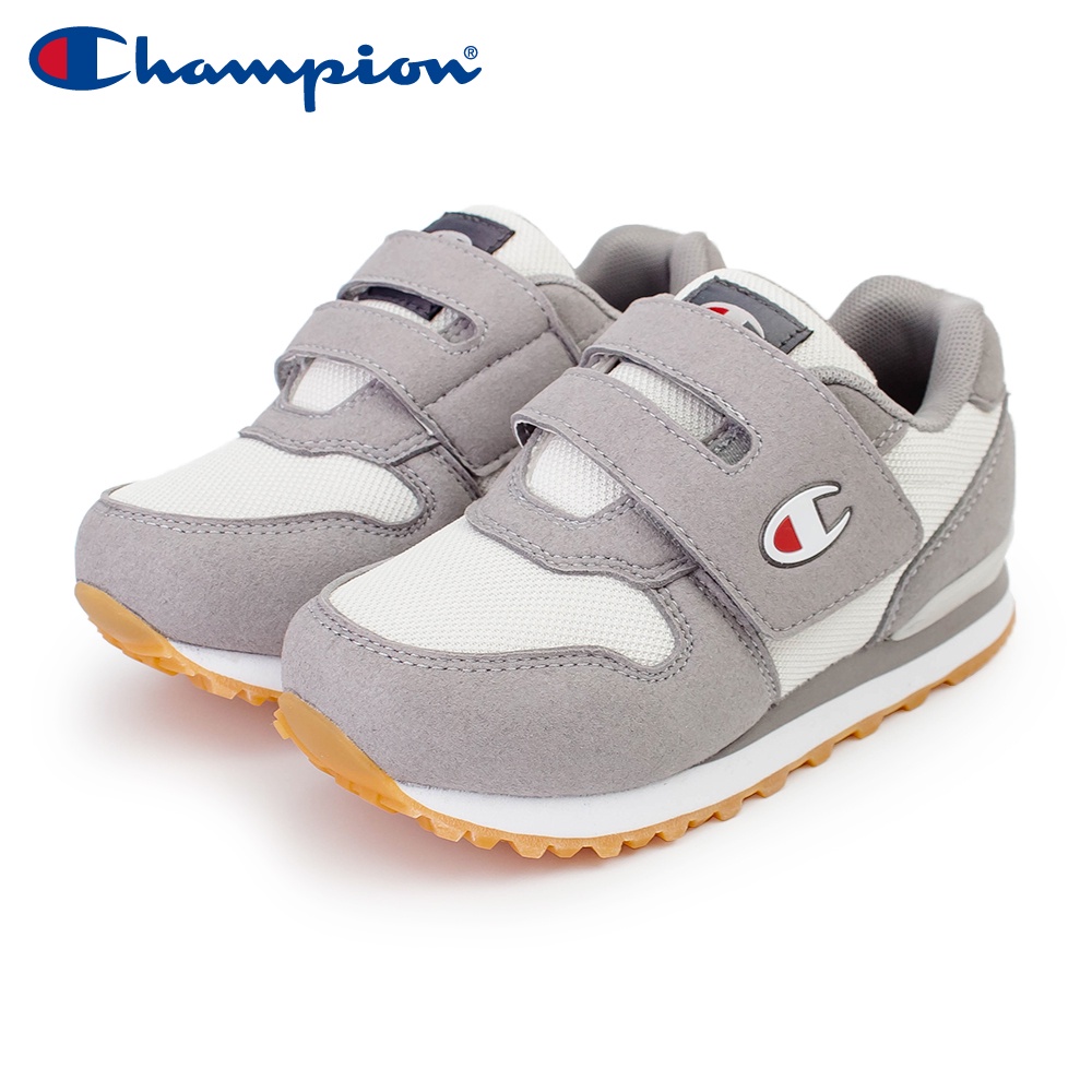 【Champion】童鞋 運動鞋 SKOOL C-灰(KFUS-1378-22)