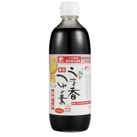 日本森產業香菇醬油露/純釀造醬油 500ml