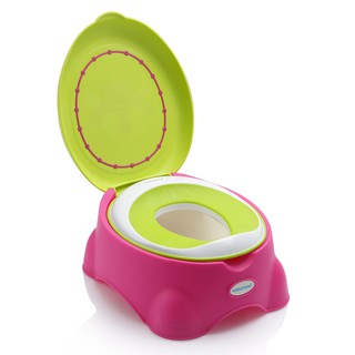 babyhood 皇室多功能座便器(桃紅) 學習便器《愛寶貝》