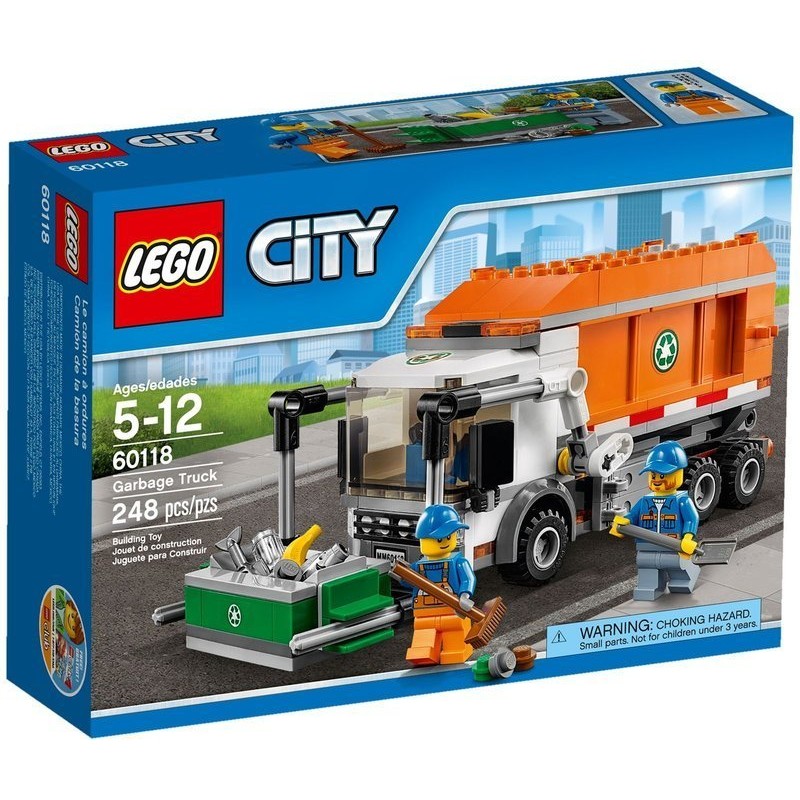 聖誕特價【積木樂園】樂高 LEGO 60118 CITY 城市系列 垃圾車