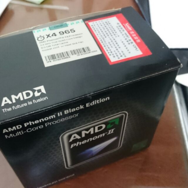 AMD phenomII 965 &amp; DDR3-1600 4G*2(暫預定)
