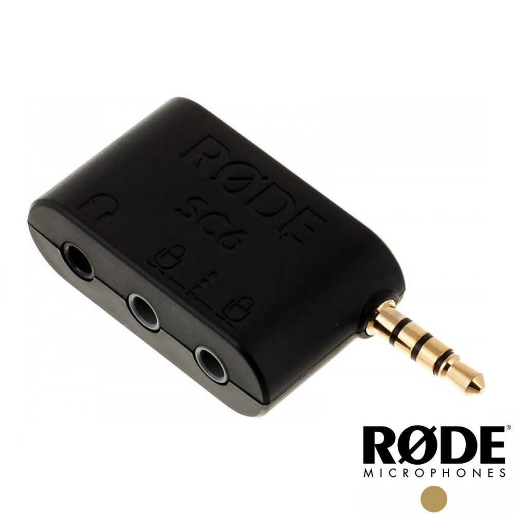 【RODE】SC6 3.5mm 雙TRRS to TRS 轉接線 (公司貨)