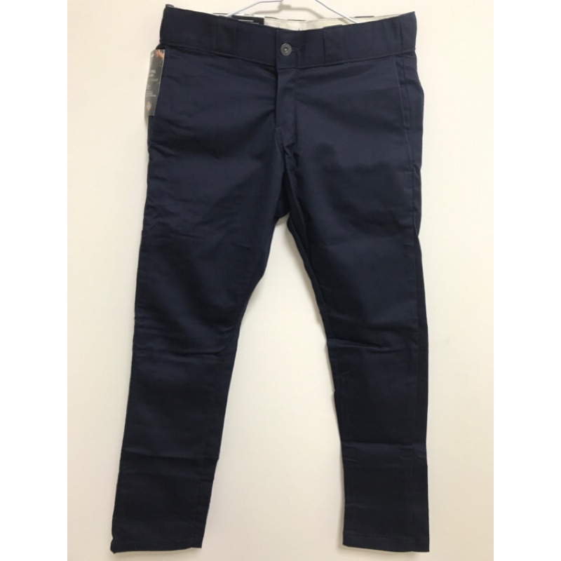 Dickies Skinny Straight 801 W29x30深藍色 長褲 直筒褲 小口袋 工作褲休閒 窄版 合身
