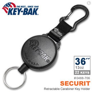 詮國 -KEY-BAK 美國經典鑰匙圈 - Securit 36 超級負重伸縮鑰匙圈 - 0488-706