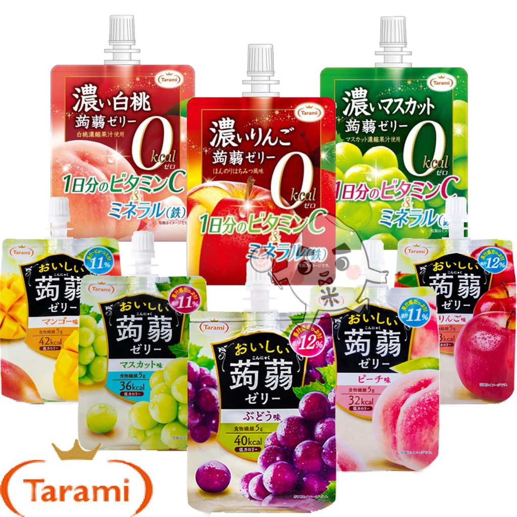 【米糖】日本 Tarami 達樂美 蒟蒻飲 吸果凍飲 濃味蒟蒻 果凍飲便利包 蒟蒻果凍飲 直接喝的果凍 低卡蒟蒻 吸吸凍