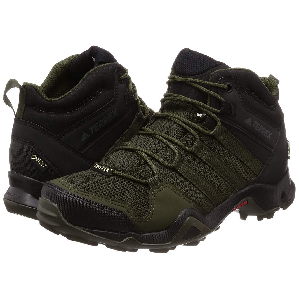 Adidas TERREX AX2R MID GTX 軍綠色 Gore-tex 登山鞋 27CM 現貨