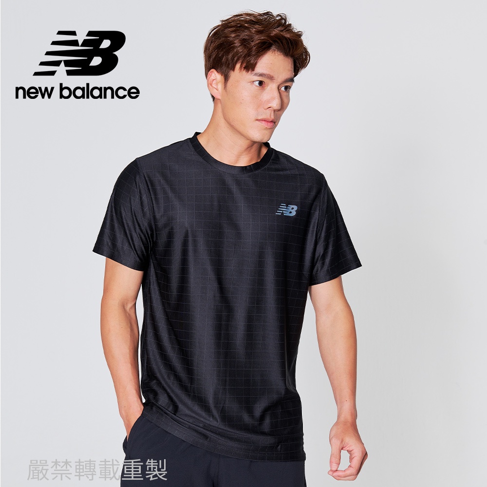 【New Balance】 NB DRY短袖T_男性_黑色_MT21015BK