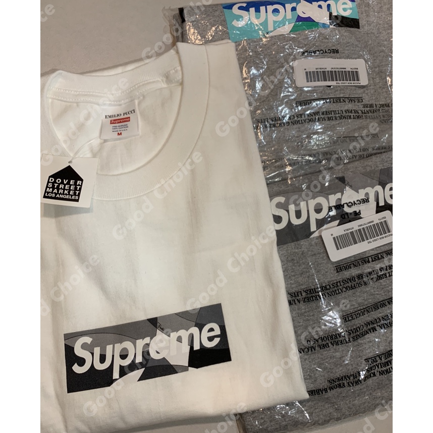 Supreme /EMILIO Pucci Box Logo Tee — La Suprema Calidad