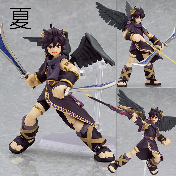 夏本舖 代理figma 176 新光神話帕爾提娜之鏡暗黑比特翅膀弓箭射擊遊戲武器戰鬥任天堂可動 蝦皮購物