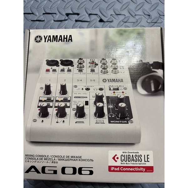 Yamaha AG06 Mixer 6軌 USB 混音器 錄音介面 podcast 直播 樂器 K歌