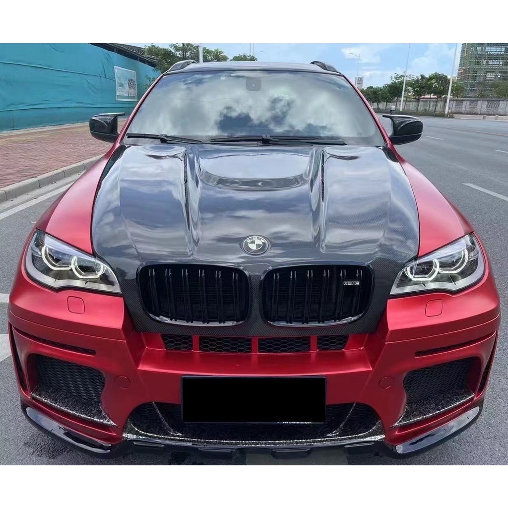 【M.GARAGE】BMW X6 E71 HAMANN 哈曼 窄版 前保桿 日型燈 後下巴 PU 精準卡扣 改裝 套件