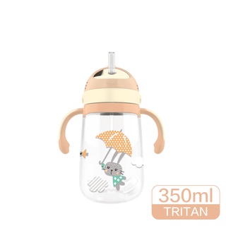 樂扣樂扣 Tritan幼童吸管水壺/旋蓋款/350ml/粉【嬰之房】