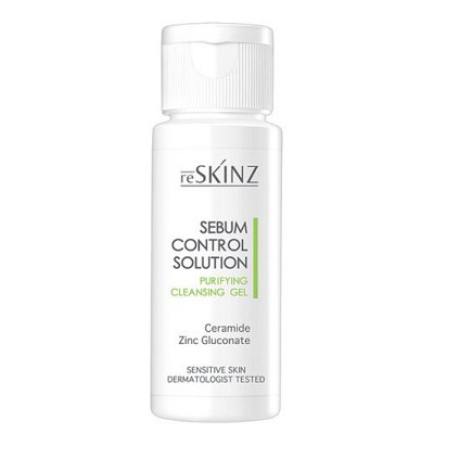 ╭＊早安101 ＊╯【reSKINZ 蕊肌】皮脂平衡調理 清爽淨顏膠(50G)㊣↘39元