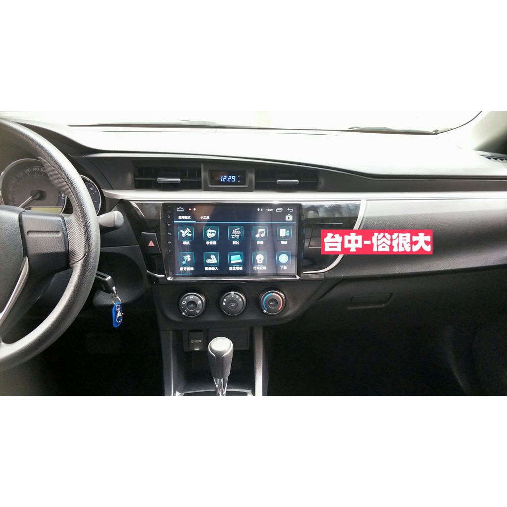 俗很大~JHY-M3系列豐田TOYOTA/10吋/2014~2016 14ALTIS智慧型安卓專用機(ALTIS實裝車)