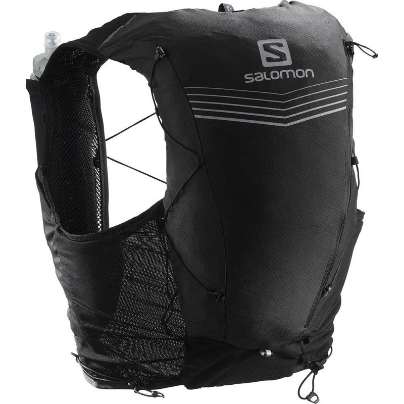新款 SALOMON ADV SKIN 12 SET M ( 野跑 單攻 越野 登山 水袋 水壺 背心 背包 5 8 )