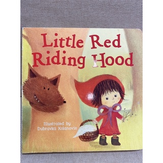 英文繪本 小紅帽 little red riding hood 硬頁