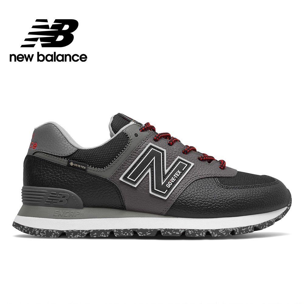 【New Balance】 NB 復古運動鞋_男性_黑灰色_M574DGTX-D楦 574
