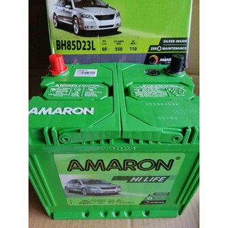 全新品愛馬龍AMARON銀合金汽車電池85D23L, 規格65ah600cca，保固一年