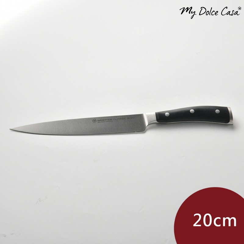 Wusthof 三叉牌 Classic Ikon 料理刀 雕刻刀 廚師刀 20cm 黑柄 新版 盒裝[CPN54]