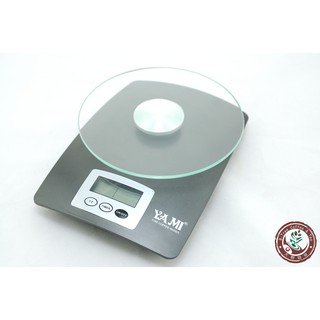 【大樹咖啡】YAMI電子秤 玻璃秤台 磅秤 3kg/0.1g可計時 咖啡秤 食品秤 茶葉秤 手沖秤 tiamo可參考