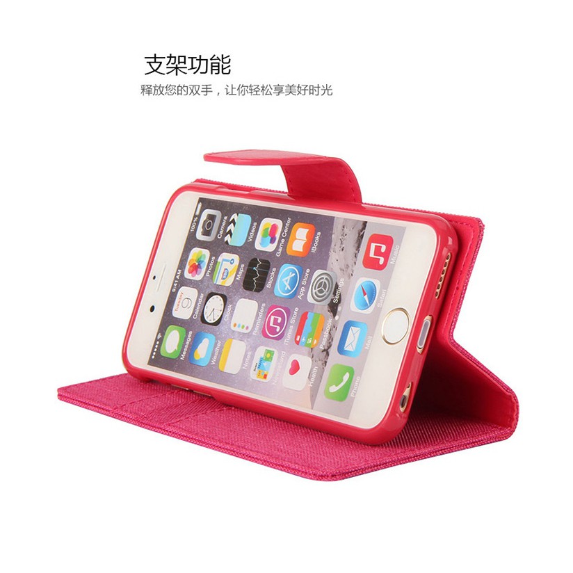 出清----韓國goospery 小米紅米note4X 手機套保護皮套翻蓋商務耐用帆布