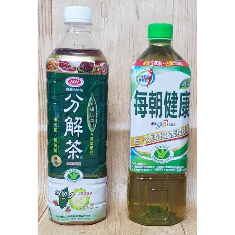 【大手謙小手】愛之味 分解茶1000ml 苦瓜分解茶 沖繩山苦瓜 御茶園 每朝健康綠茶 900ml