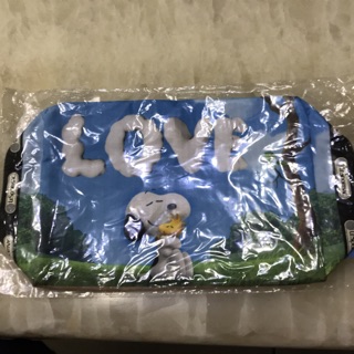 Lesportsac 史努比收納包 化妝包 萬用包