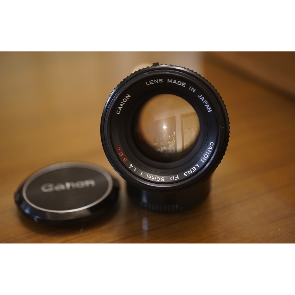 Canon 家最搶手的標頭 FD 50mm F1.4 SSC鍍膜(A-1,AE-1) 加購 Sony E 口轉接環