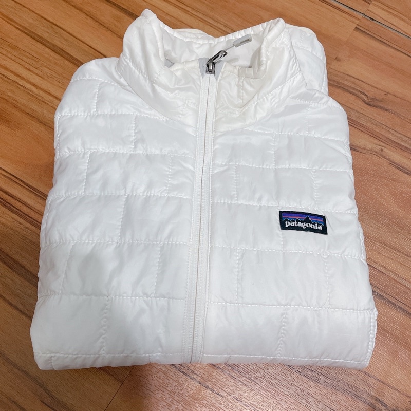 Patagonia nano puff jacket 女m白 化纖保暖外套