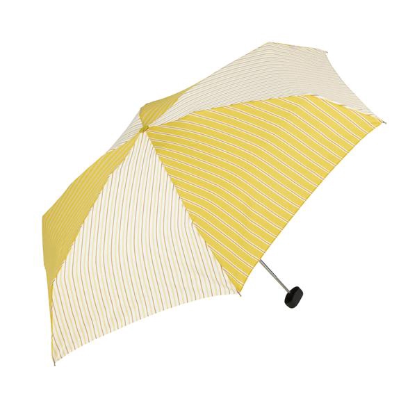 because Umbrella 雨傘/ Two Tone Stripe Mini/ Yellow 誠品eslite