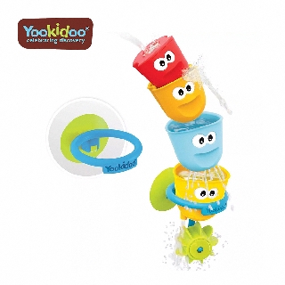 Yookidoo 以色列 洗澡/ 戲水玩具 - 捉迷藏疊疊杯【YODEE優迪嚴選】