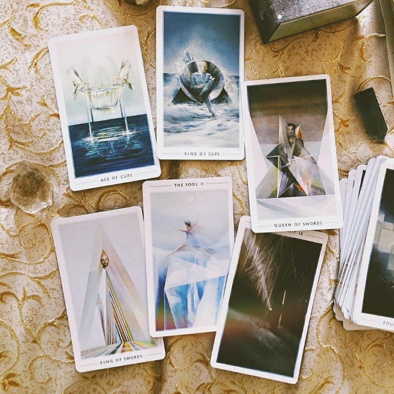 進口牌卡嚴選𝓒 The Fountain Tarot 噴泉塔羅絕美仙境國外熱銷牌卡 蝦皮購物