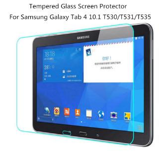 SAMSUNG 2 件高階 9H 0.3mm 鋼化玻璃螢幕保護膜適用於三星 Galaxy Tab 4 10.1 SM-T