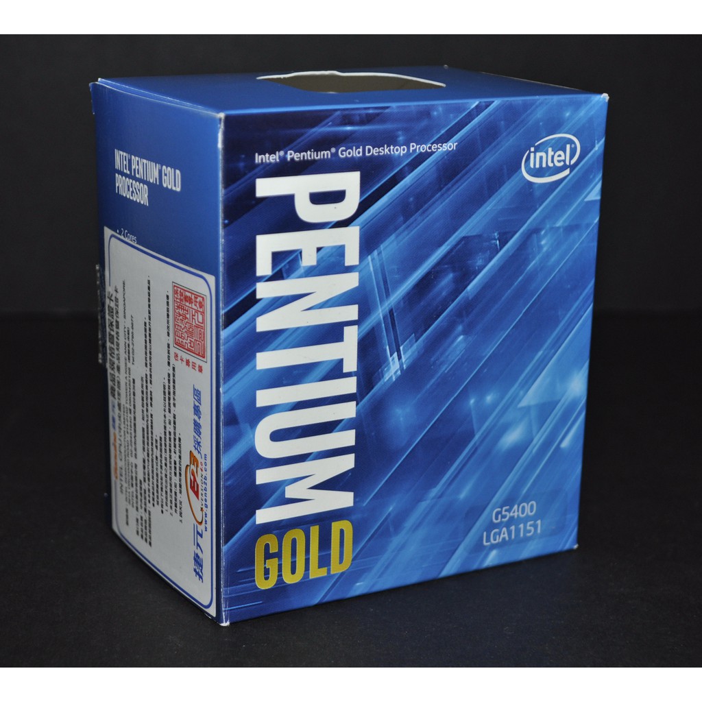 只賣空盒 (BOX ONLY！) Intel Pentium Gold G5400 原廠空盒 (1151 3.7G)