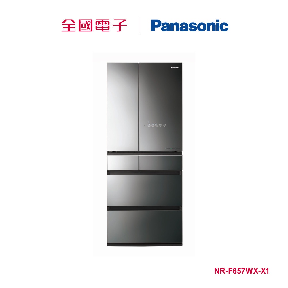 Panasonic日本製650公升玻璃鏡面冰箱  NR-F657WX-X1 【全國電子】