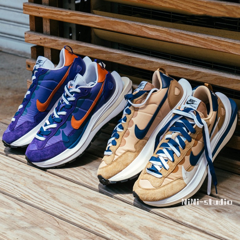 【NINI】Nike VaporWaffle x Sacai 芝麻 卡其 紫金 男女同款 DD1875-200 500