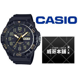【威哥本舖】Casio台灣原廠公司貨 MRW-210H-1A2 100米潛水運動風錶 MRW-210H