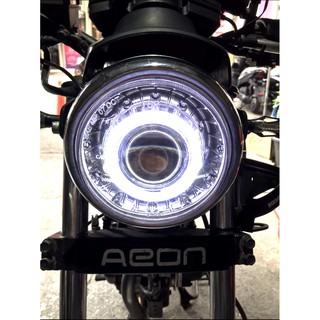 宏佳騰 AM01-30T My150 LED魚眼大燈 2.8吋LED魚眼大燈(非HID) 燻黑燈殼
