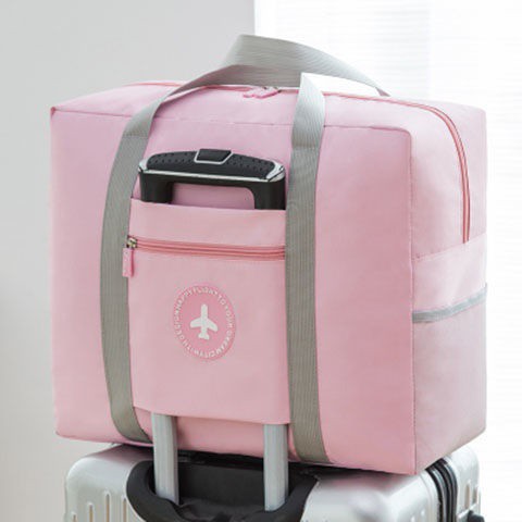 時尚旅行袋手提包男女行李包旅行包行李袋防水可套拉桿箱單肩大包
