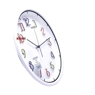 【SEIKO CLOCK】日本 精工 SEIKO 掛鐘 時鐘 絢麗立體刻度 時鐘 QXA447 QXA447H (滑動)