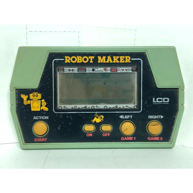 「寶貝對不起」早期復古懷舊 掌上型遊戲機 takatoku toys robot日本製 game &amp; watch