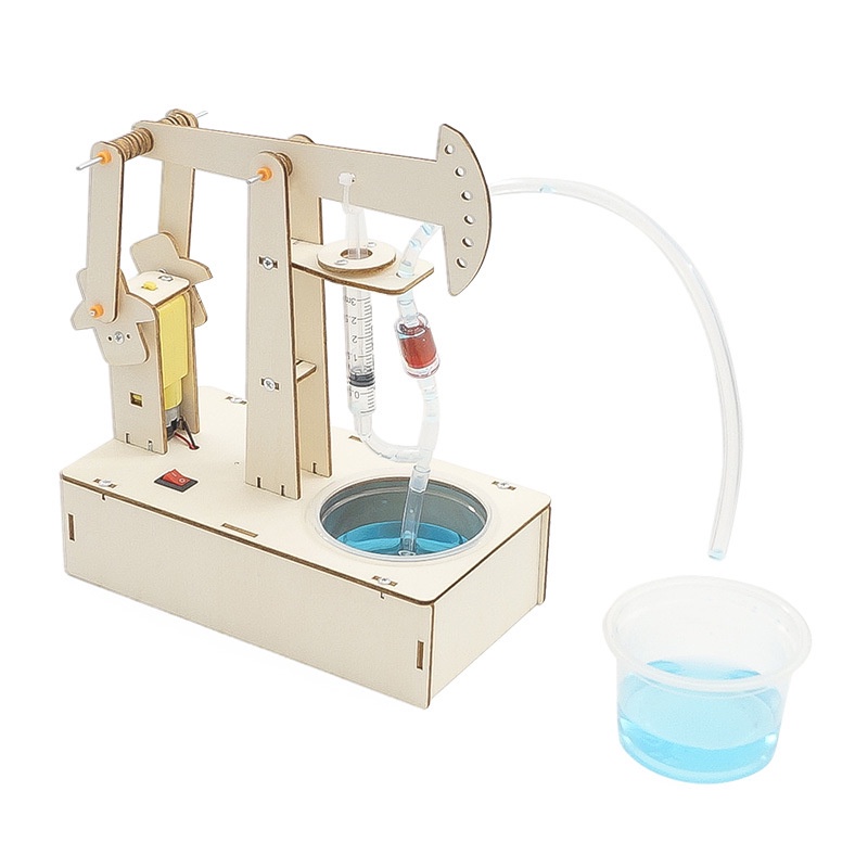 小學生手工科教產品DIY抽油機兒童趣味科學實驗steam玩具