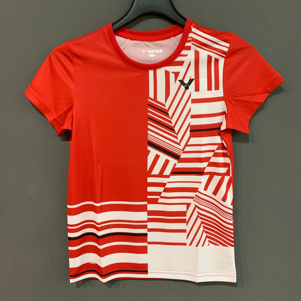 【英明羽球】✨特惠服飾 勝利 (VICTOR) 短袖上衣 T恤 小童 丹麥款針織兒童T恤 T-12002TDD