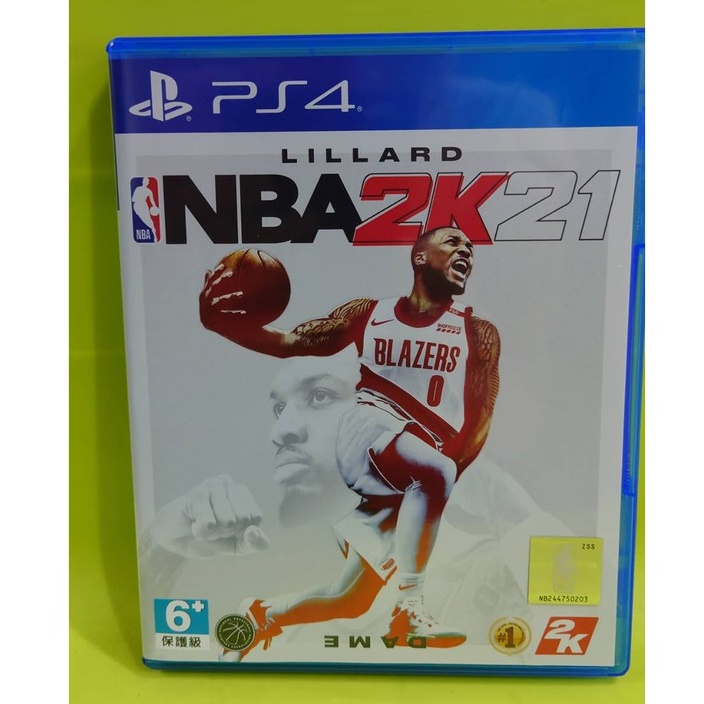 PS4~NBA 2K21~亞版中英文介面[運動遊戲]中古良品