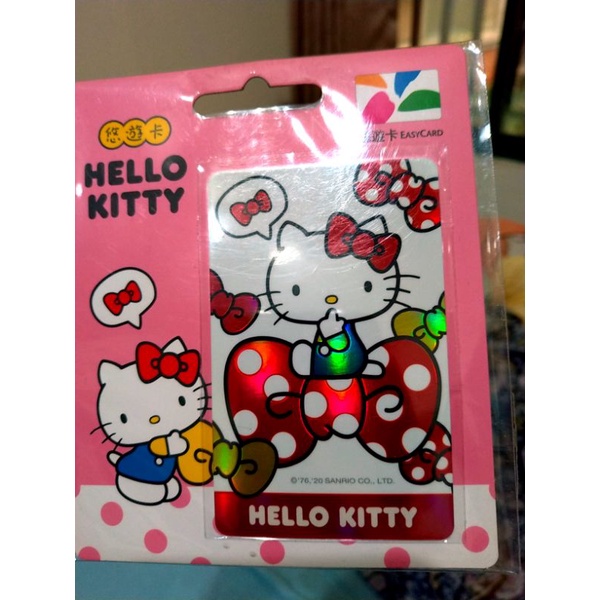 Hello Kitty 蝴蝶結 悠遊卡 (閃卡)