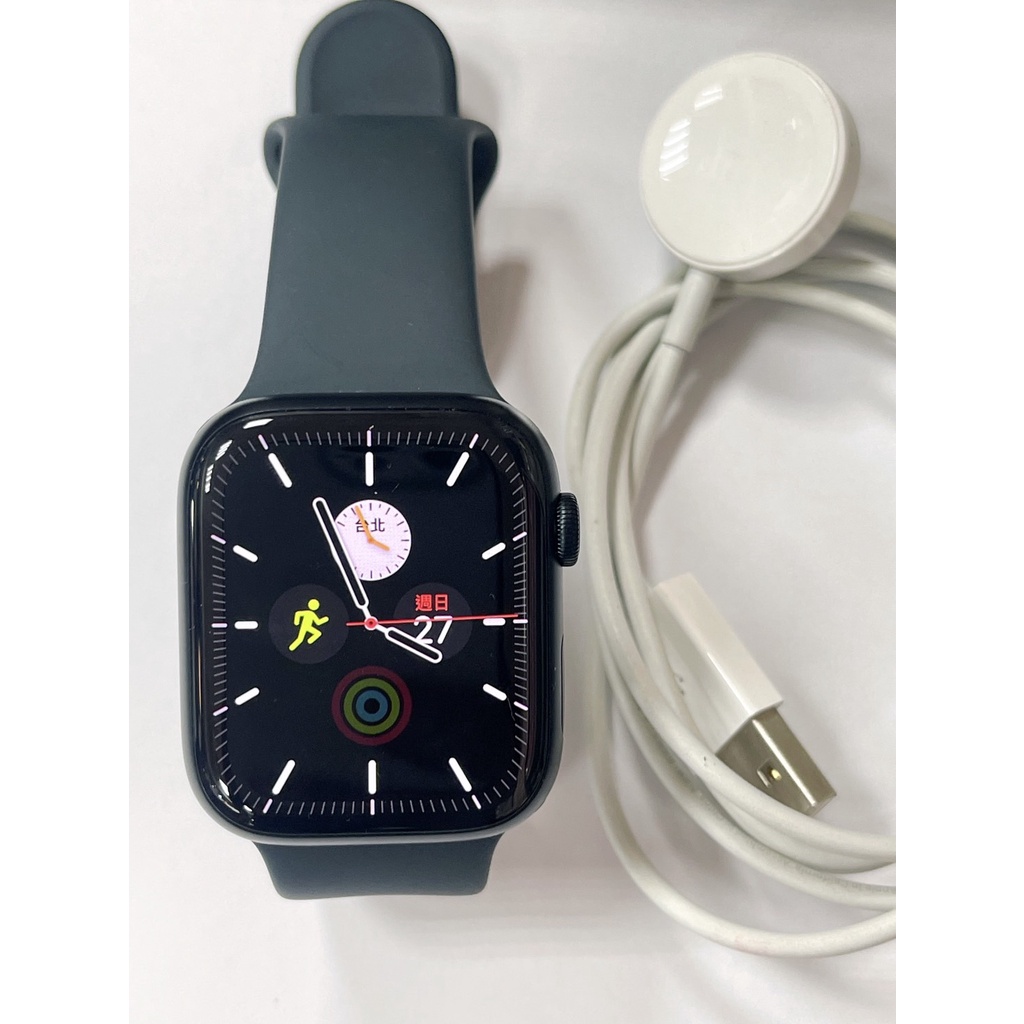 【直購價:8,500元】Apple Watch Series 7 黑色鋁金屬 GPS 45mm ( 9成新 )