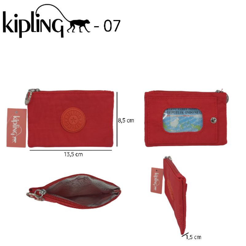 Kipling 品牌卡錢包和鑰匙進口質量代碼 07