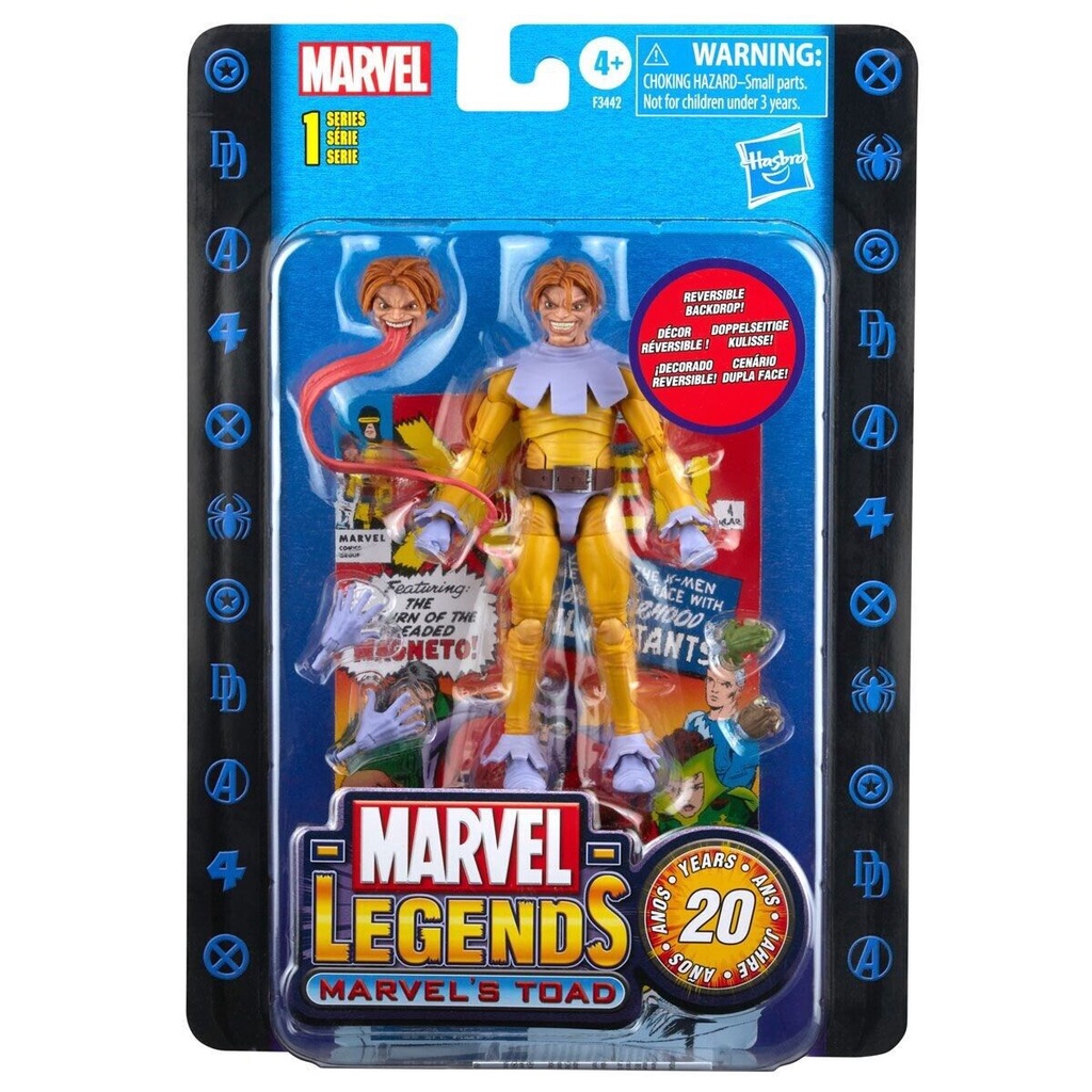 【超萌行銷】 現貨 Marvel Legends 漫威 復古吊卡 X戰警 X-Men 蟾蜍人 20週年限定 Toad