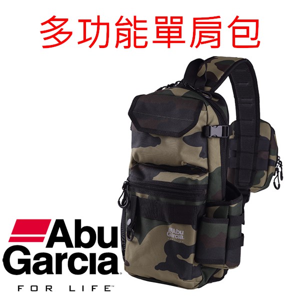 【鄭哥釣具】Abu Garcia 路亞包 SLING BODY BAG 迷彩直式 多功能單肩包 路亞 背包 工具包