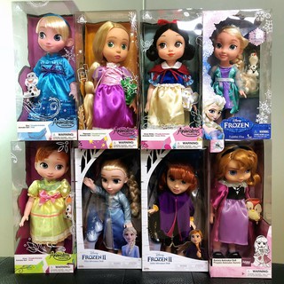 #現貨 免運#迪士尼正版沙龍娃娃美人魚冰雪奇緣安娜艾莎白雪公主人偶玩具禮物